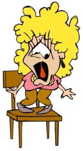 Fear - Woman on Chair