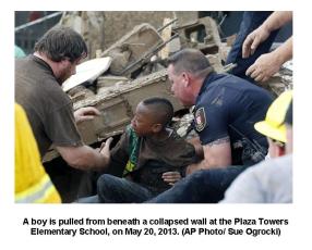 Boy saved in OK