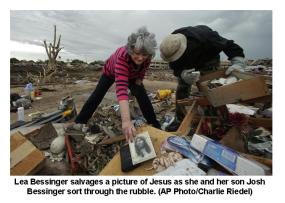 Woman finds Jesus Pic